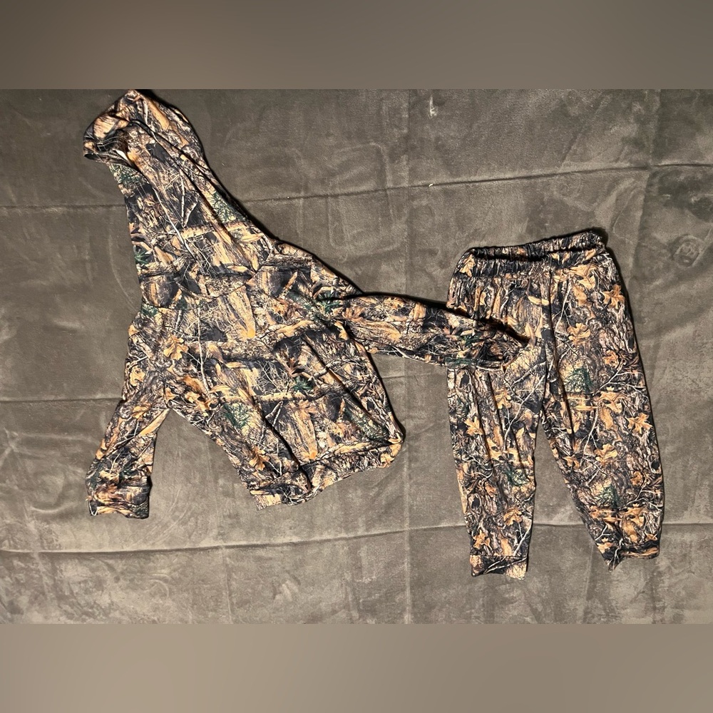 Camouflage Hoodie and Joggers Set